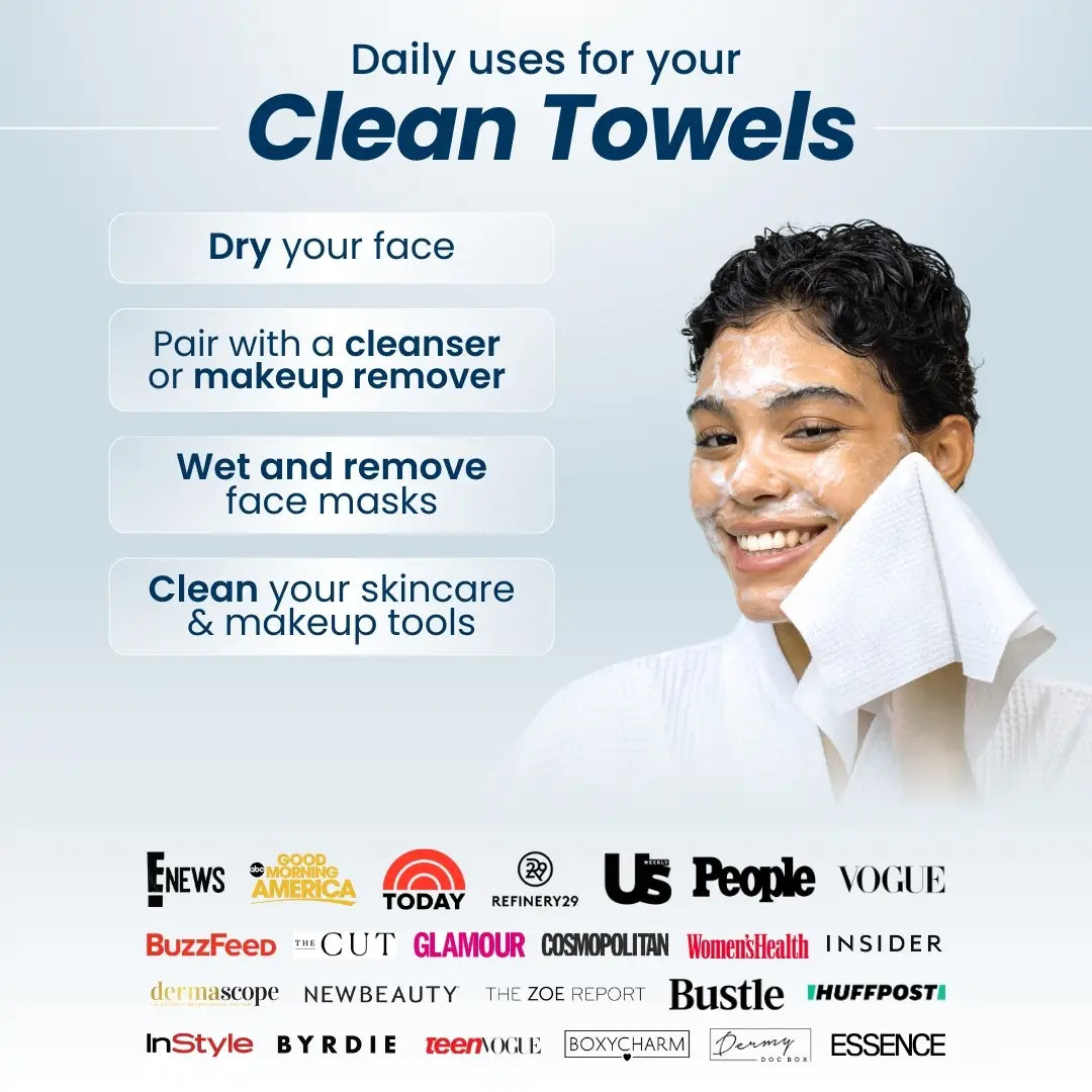 Clean Skin Towels XL Travel (10 Count)