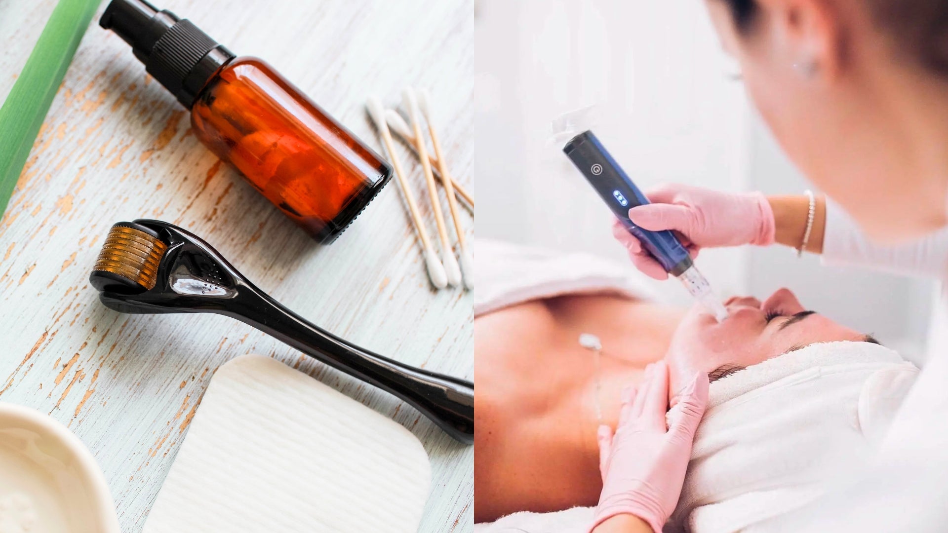 Microneedling vs Dermaroller