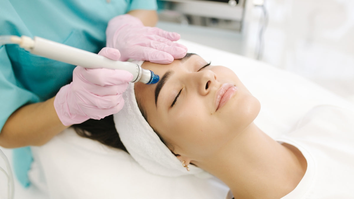 What are the best products to use after in-office skincare treatments?