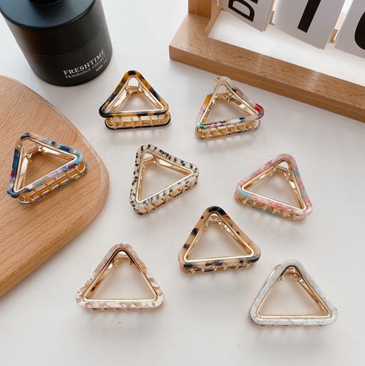 Triangle Hair Clip - Assorted Colors