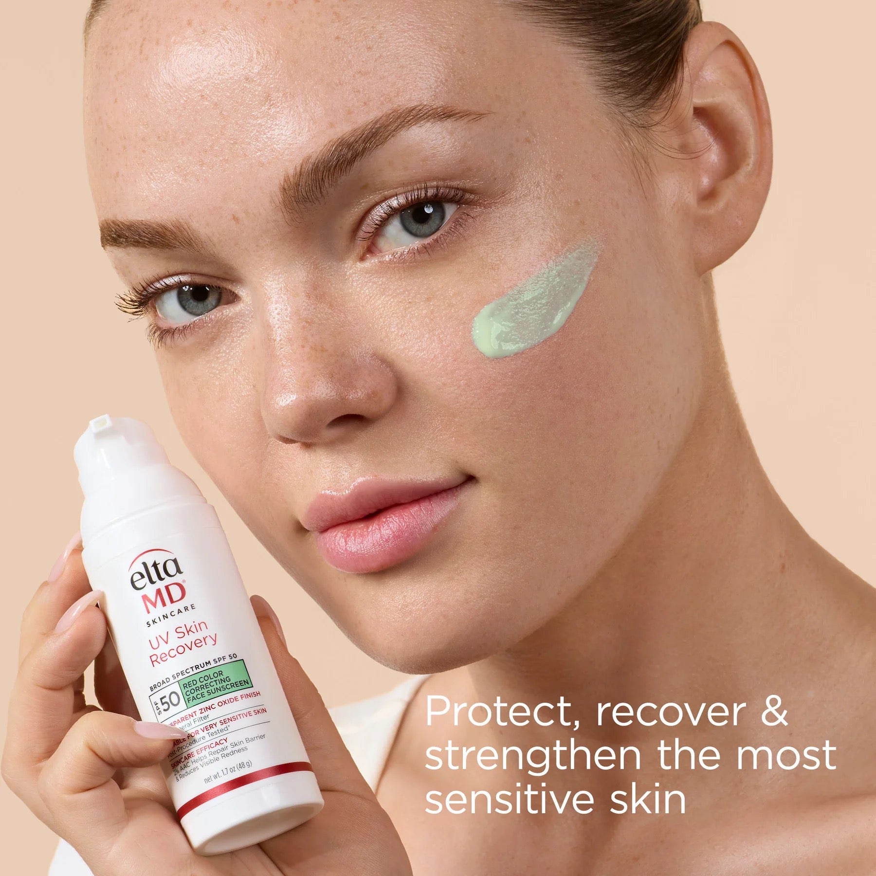 EltaMD UV Skin Recovery Red Color Correcting Green Tint