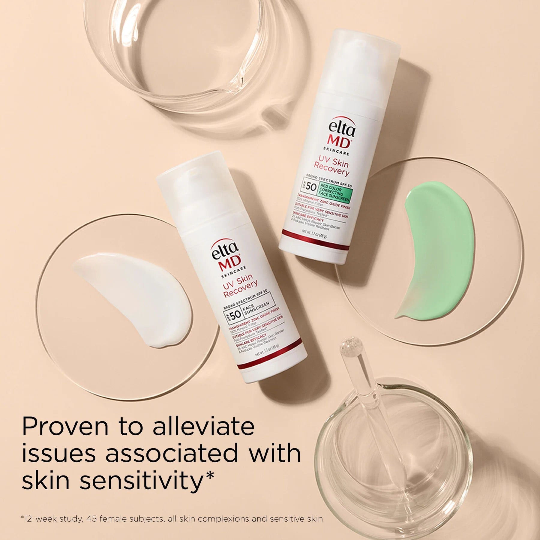 EltaMD UV Skin Recovery Red Color Correcting Green Tint