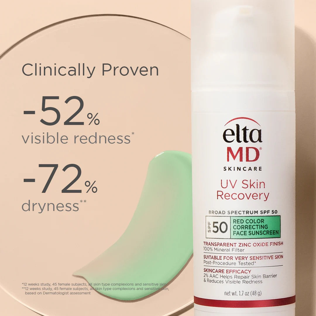 EltaMD UV Skin Recovery Red Color Correcting Green Tint