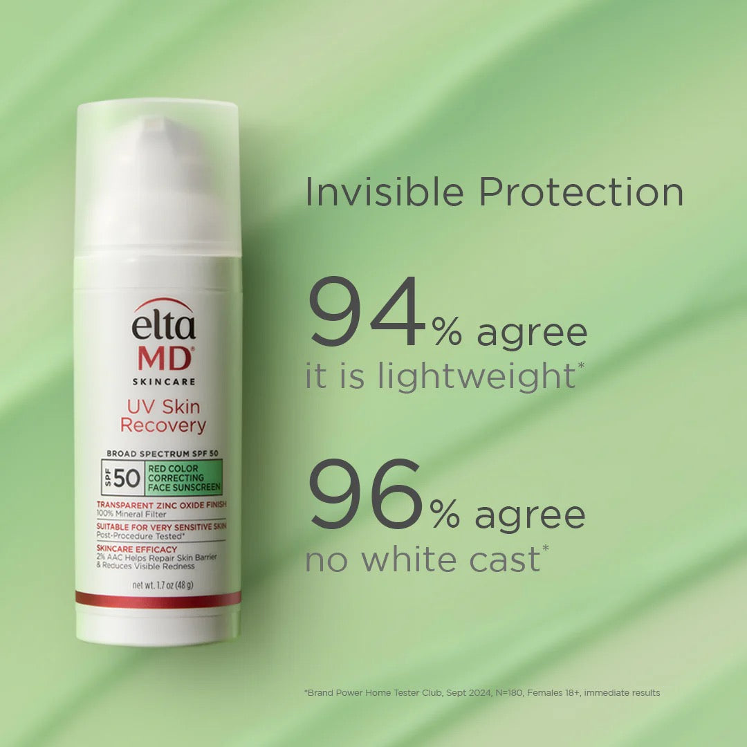 EltaMD UV Skin Recovery Red Color Correcting Green Tint