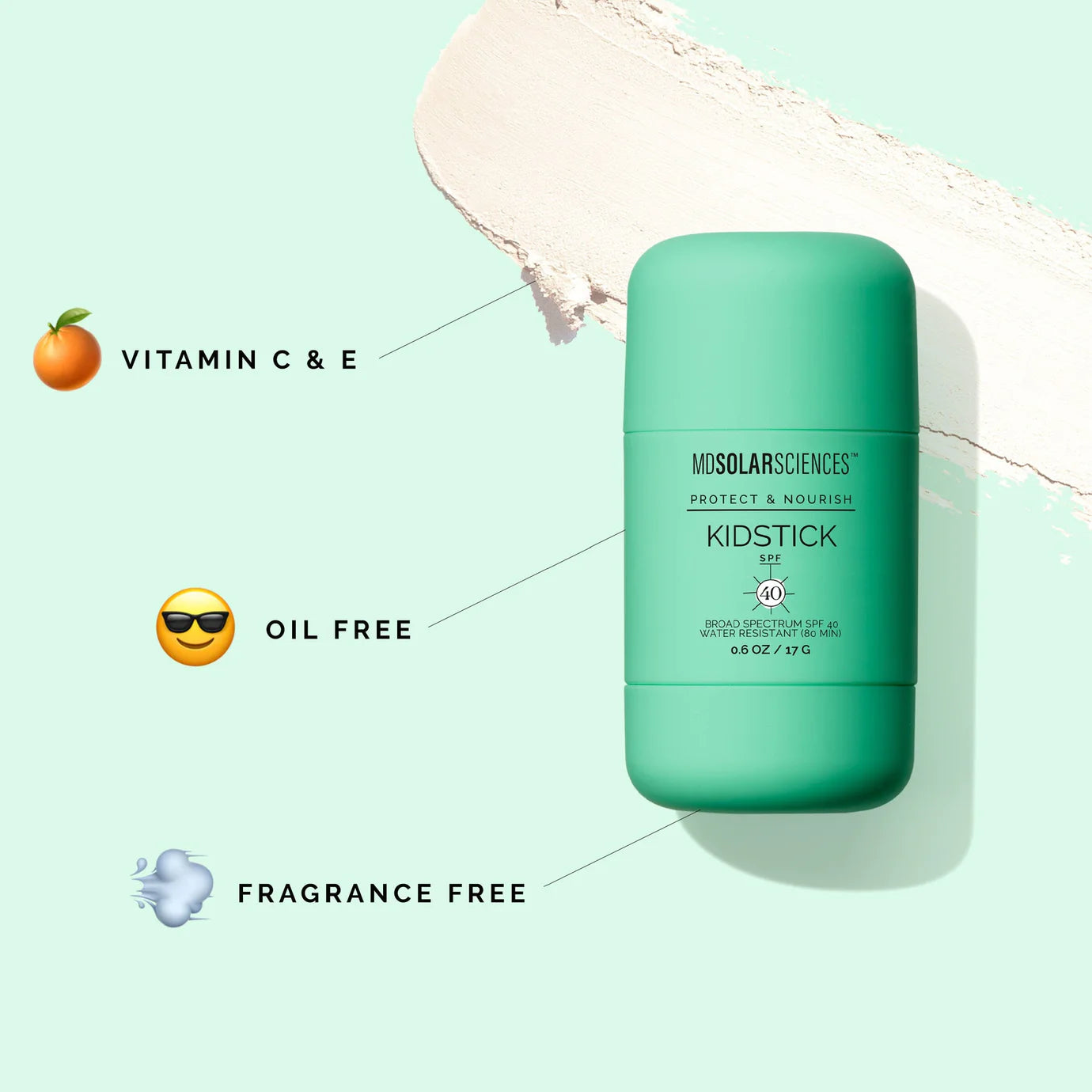 MDSolarSciences Mineral Solar Stick SPF 40