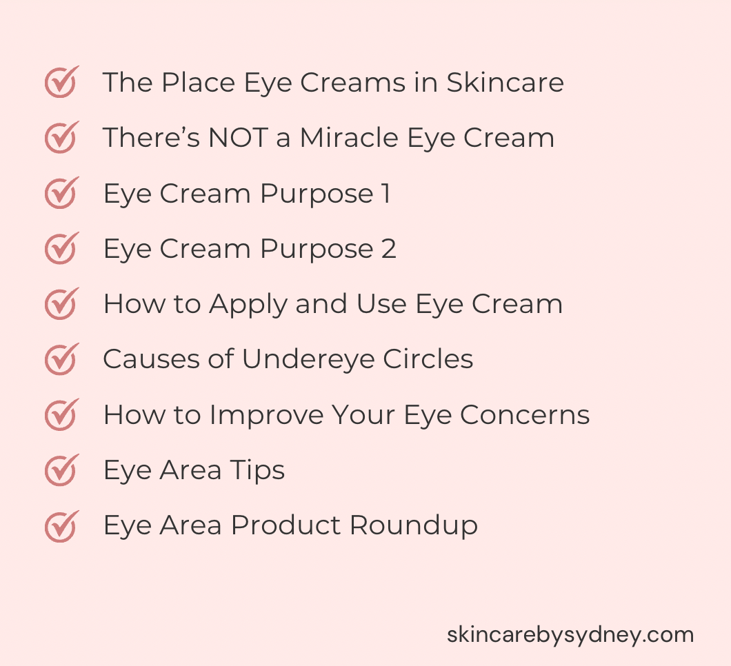 Anti-Aging 101 | Eye Area Dark Circles