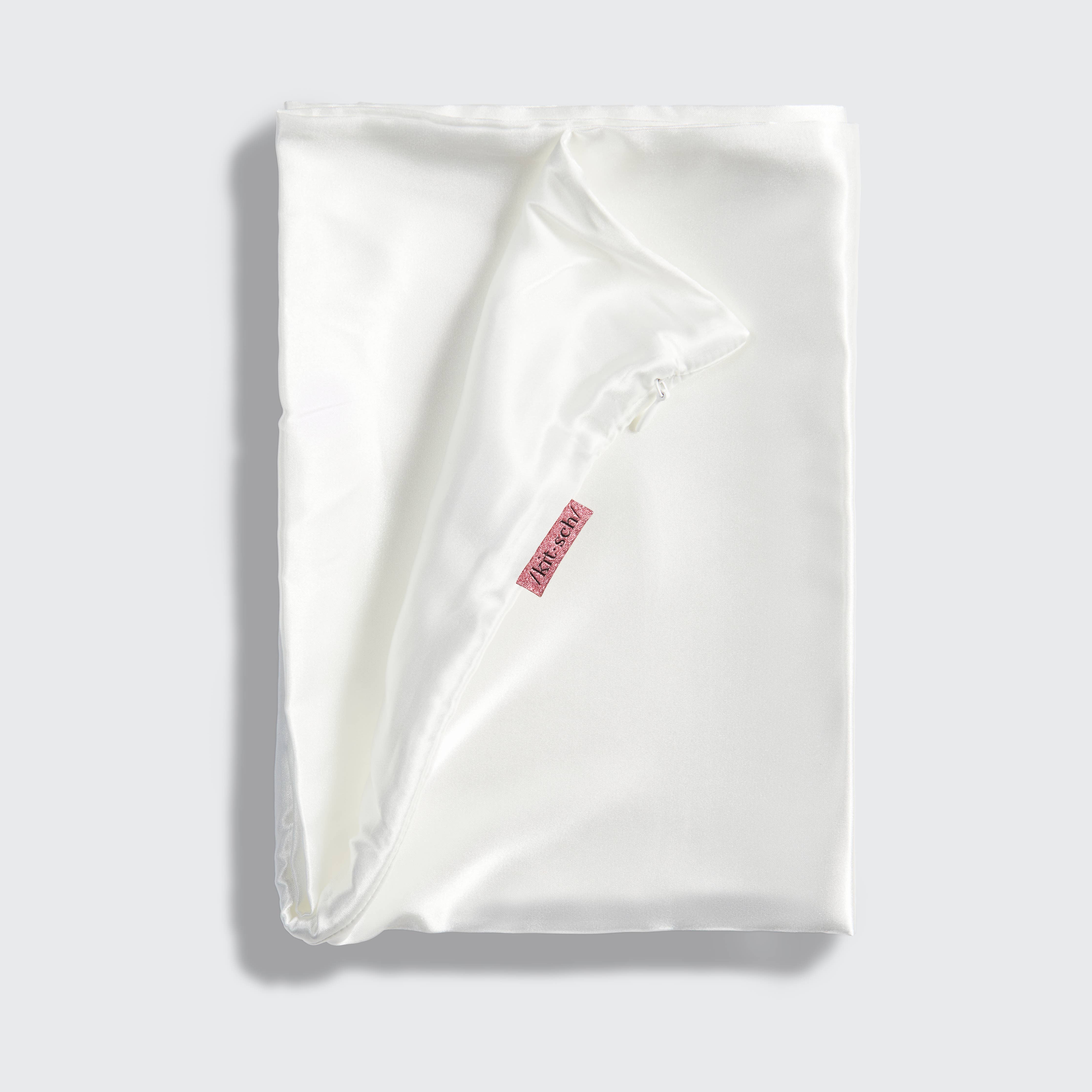 Satin Pillowcase - Ivory White